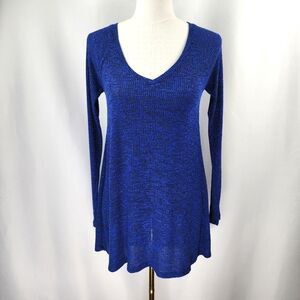 A.N.A Women's Blue Long Sleeve Top Size XS